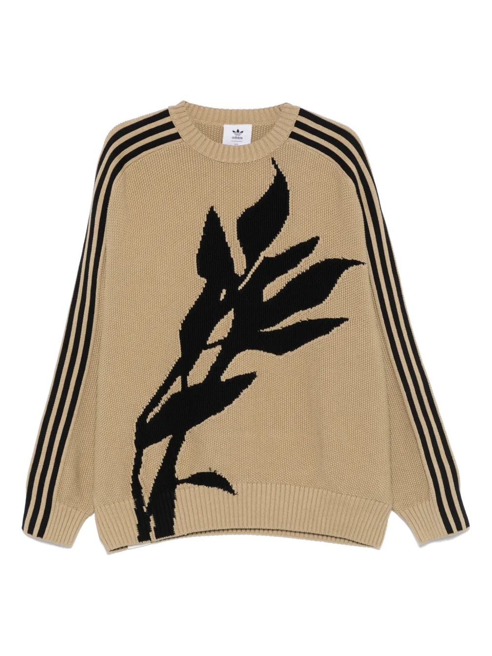 

Свитер вязки интарсия из коллаборации с Song For The Mute Adidas, бежевый