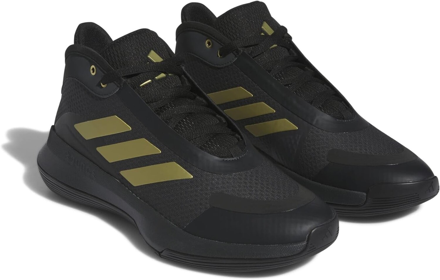 

Кроссовки Adidas Bounce Legends, цвет Carbon/Gold Metallic/Core Black