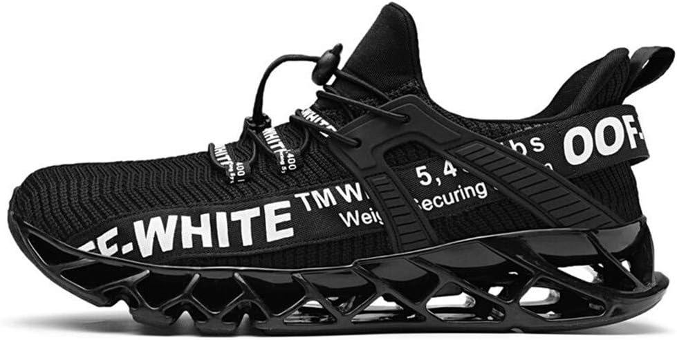 

Унисекс повседневные кроссовки с шнуровкой, дышащей сеткой, на эластичной подошве, для бега и тенниса, с противоскользящей подошвой Asifn, черный