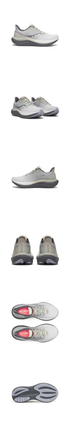 Мужские широкие кроссовки Triumph 23 серо-тёмные от Saucony — фото 2