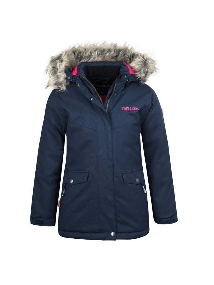 

Зимнее пальто Trollkids Oslo XT, цвет navy/pink