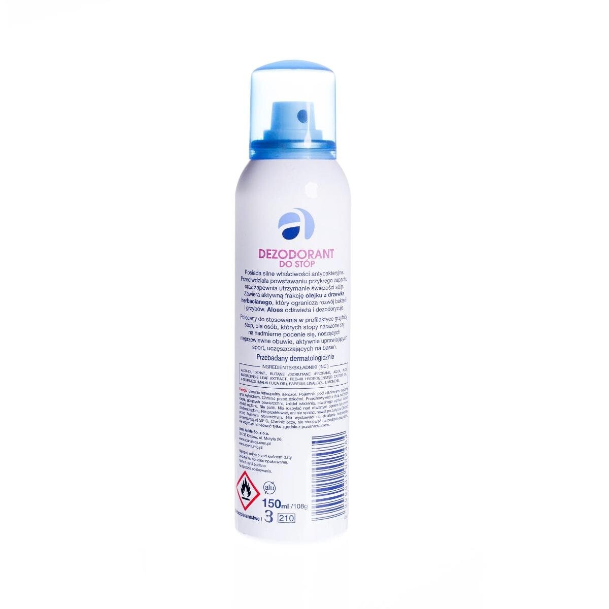 Acerin, Healthy Feet, Противогрибковый дезодорант для ног «Грибок», 150 мл — фото 3