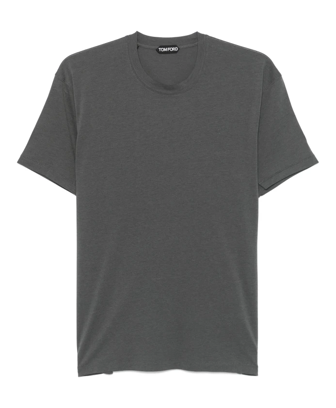 

Футболка из лиоцеллового хлопка Tom Ford, синий