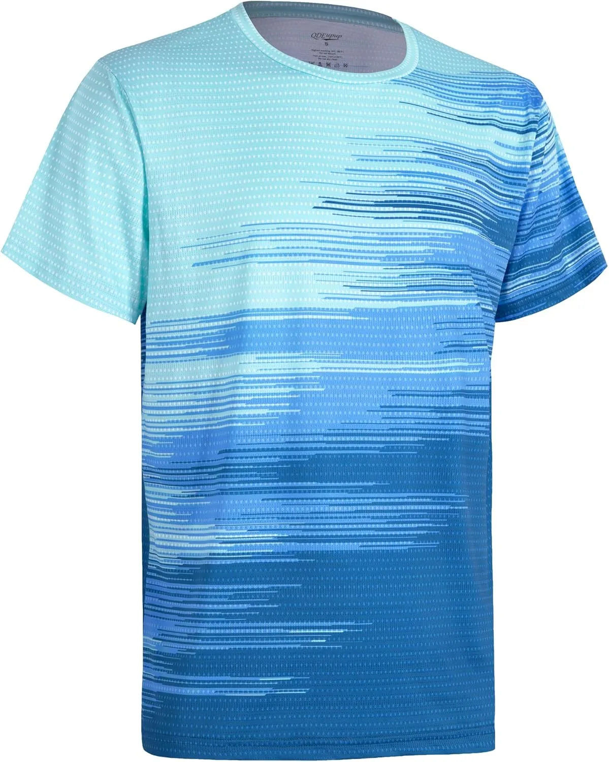 

Мужская футболка для тренировок Quick Dry Moisture Wicking QDEupup