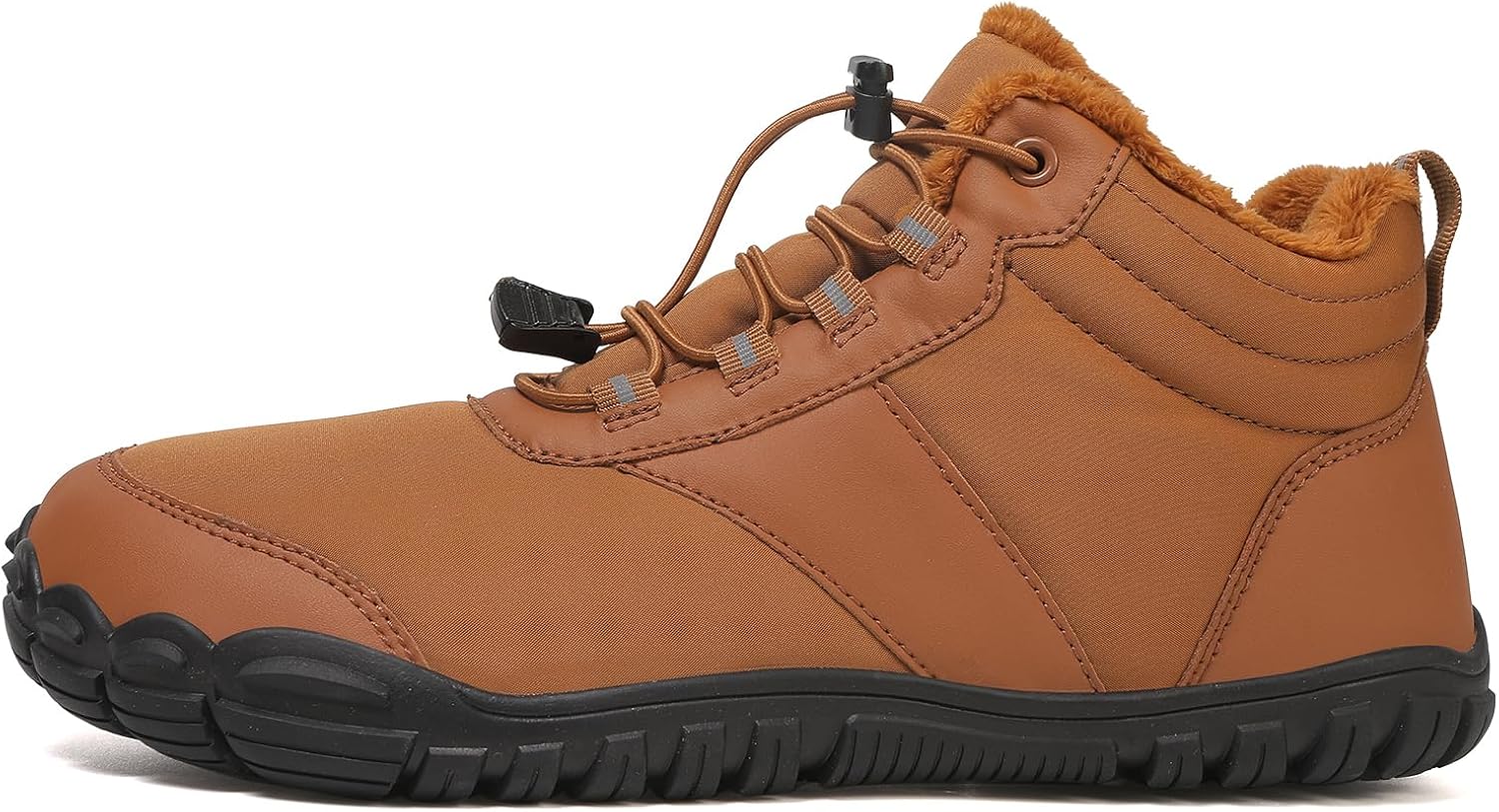 

Мужские и женские зимние сапоги для снега, походные минималистичные обувь, теплые с меховой подкладкой Xdfvc, коричневый