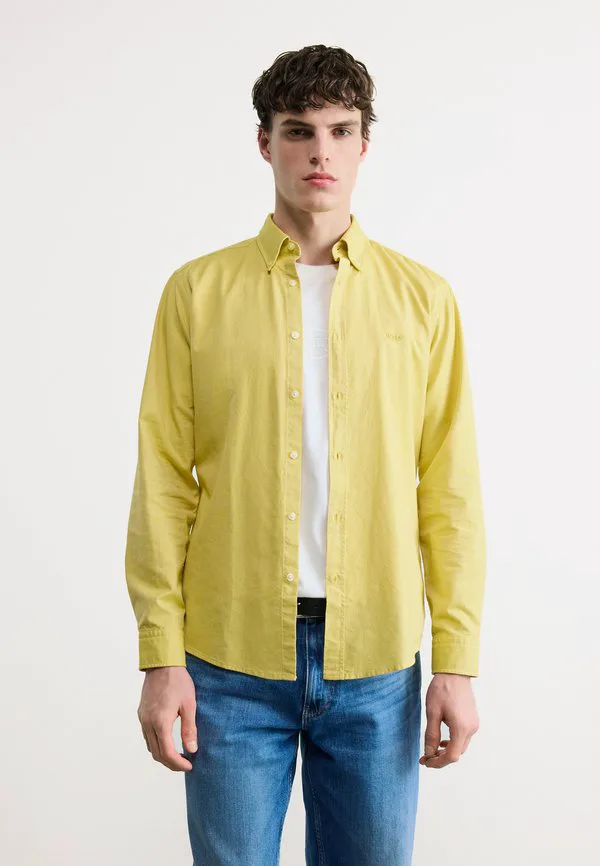 Рубашка рикерта Boss, Medium Yellow