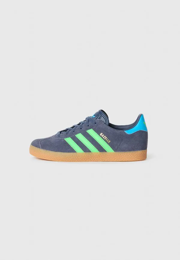 Кроссовки gazelle унисекс Adidas Originals, Shadow Navy/Screaming Green/Lucid Aquamarine