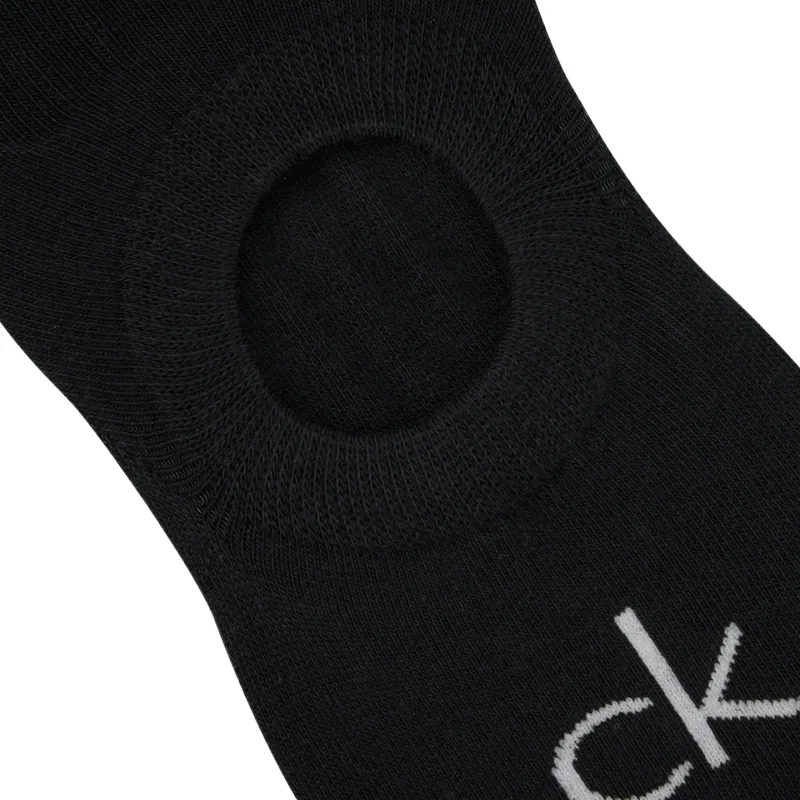 Носочки-невидимки женские 1 пара Calvin Klein, 001-Space Black — фото 4