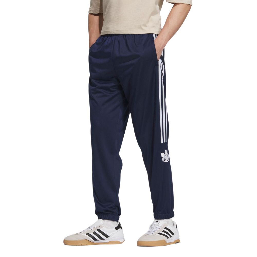 Вязаные спортивные штаны глубокий индиго унисекс Adidas Originals, темно-синий — фото 4