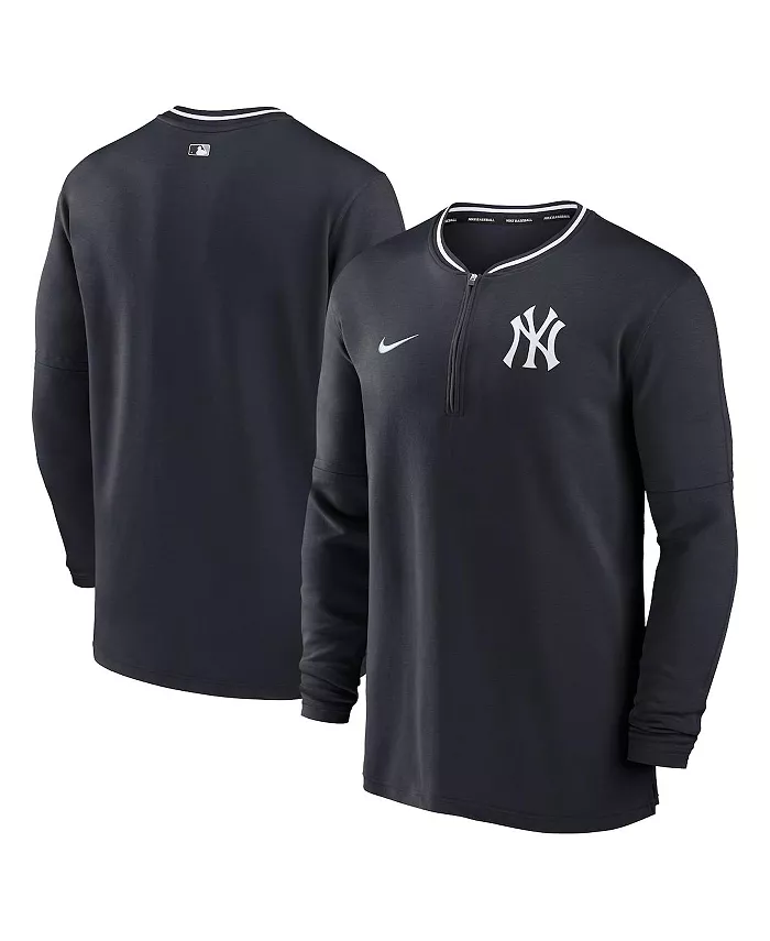 

Мужская синяя толстовка New York Yankees Authentic Collection Performance с молнией до середины Nike