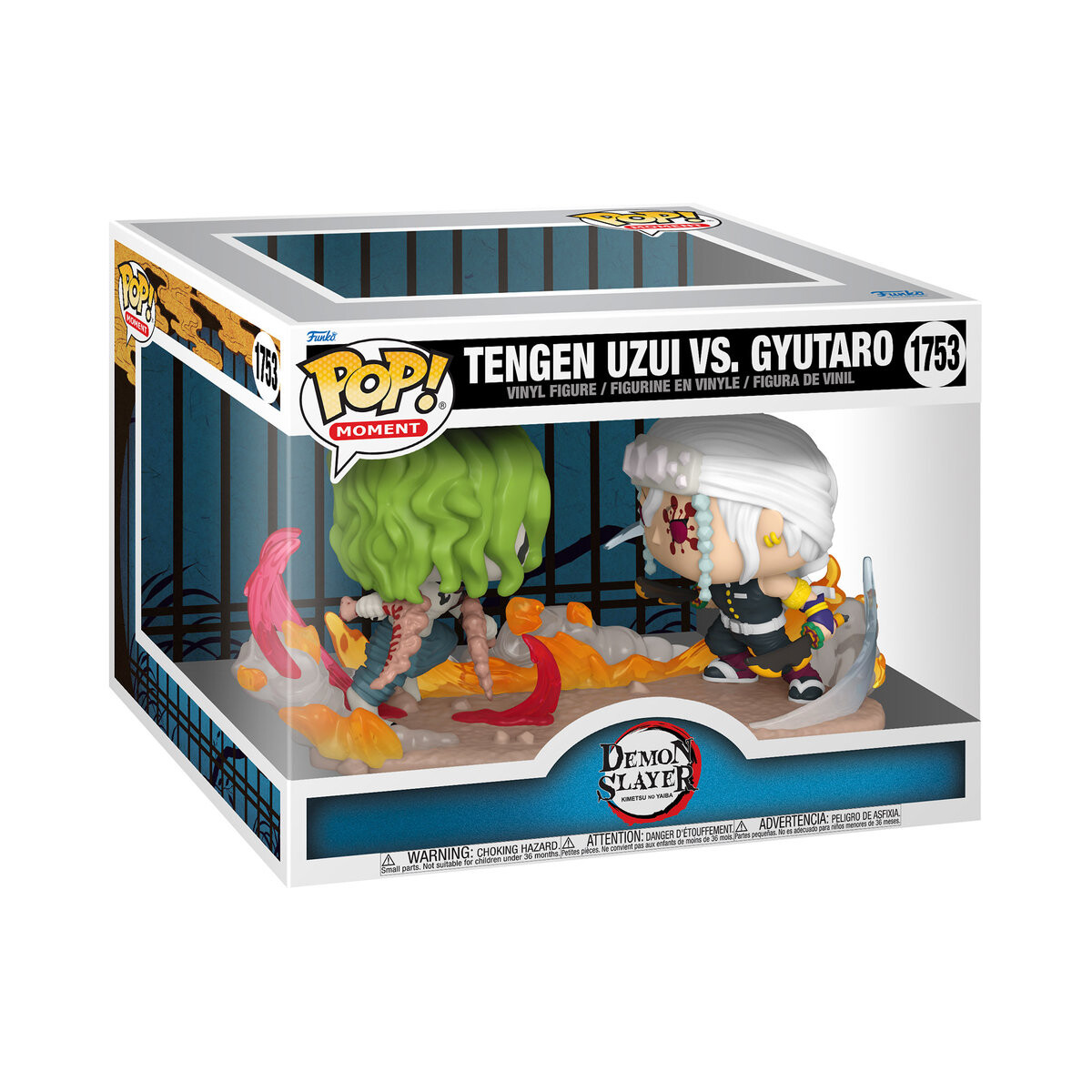 

Funko POP! Marvel, коллекционная фигурка, POP Moments: DS- Tengen Vs Gyutaro