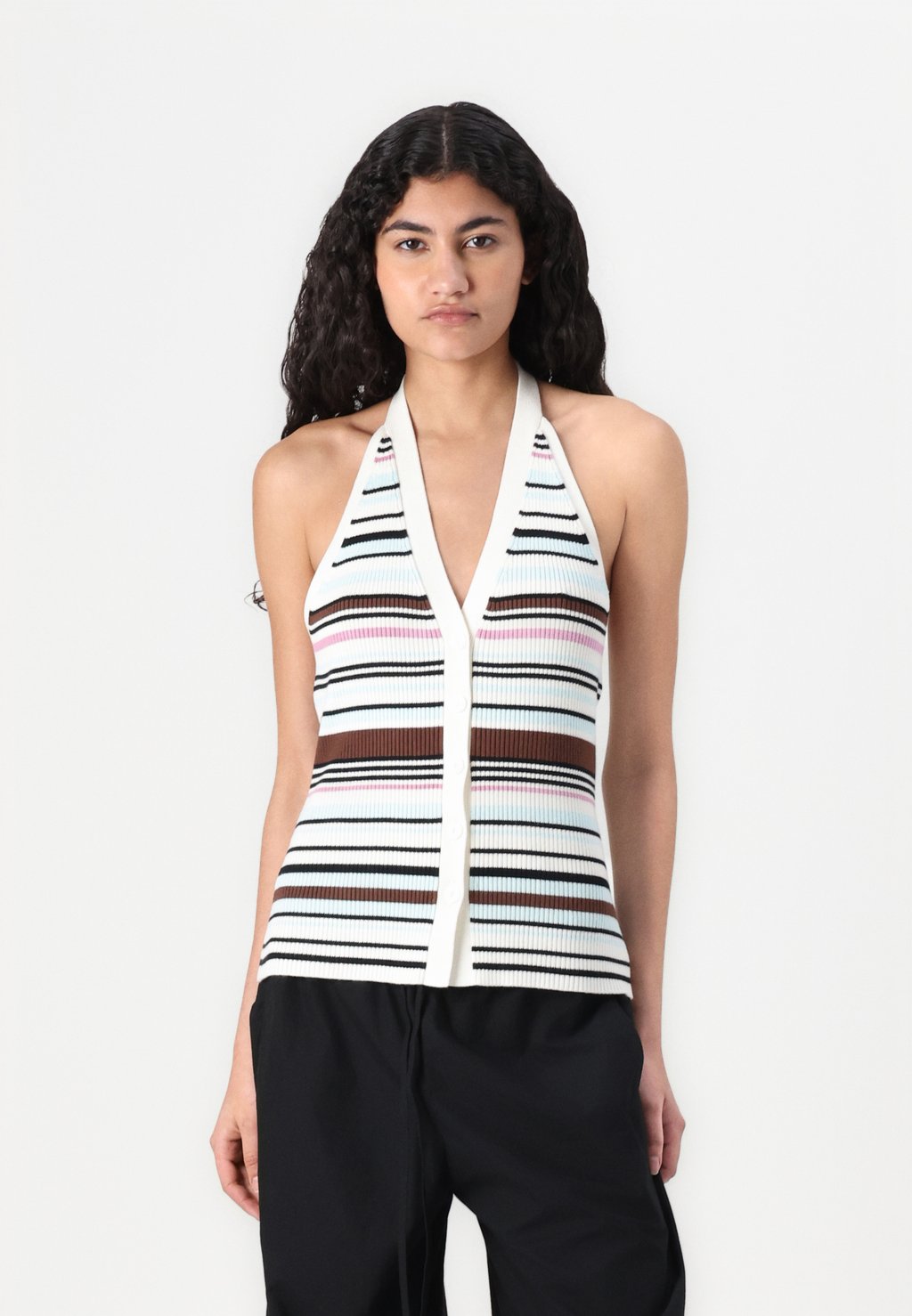 

Топ HALTER VEST Abercrombie & Fitch, мультиколор