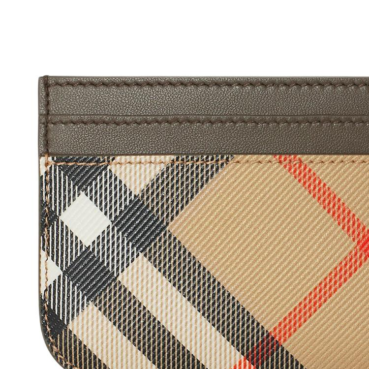 Burberry Картхолдер Unisex Brown из полиуретана с полиэстером — фото 4