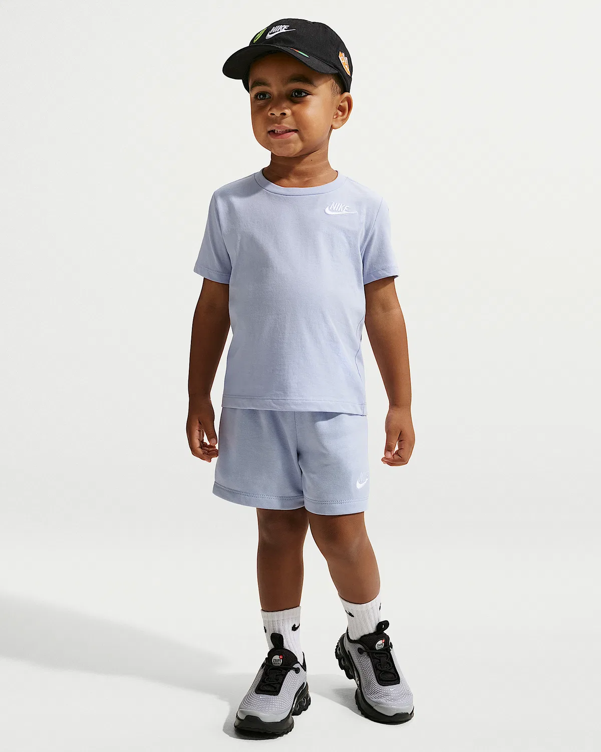 Детский комплект из трикотажных шорт Nike Toddler Club, Grey
