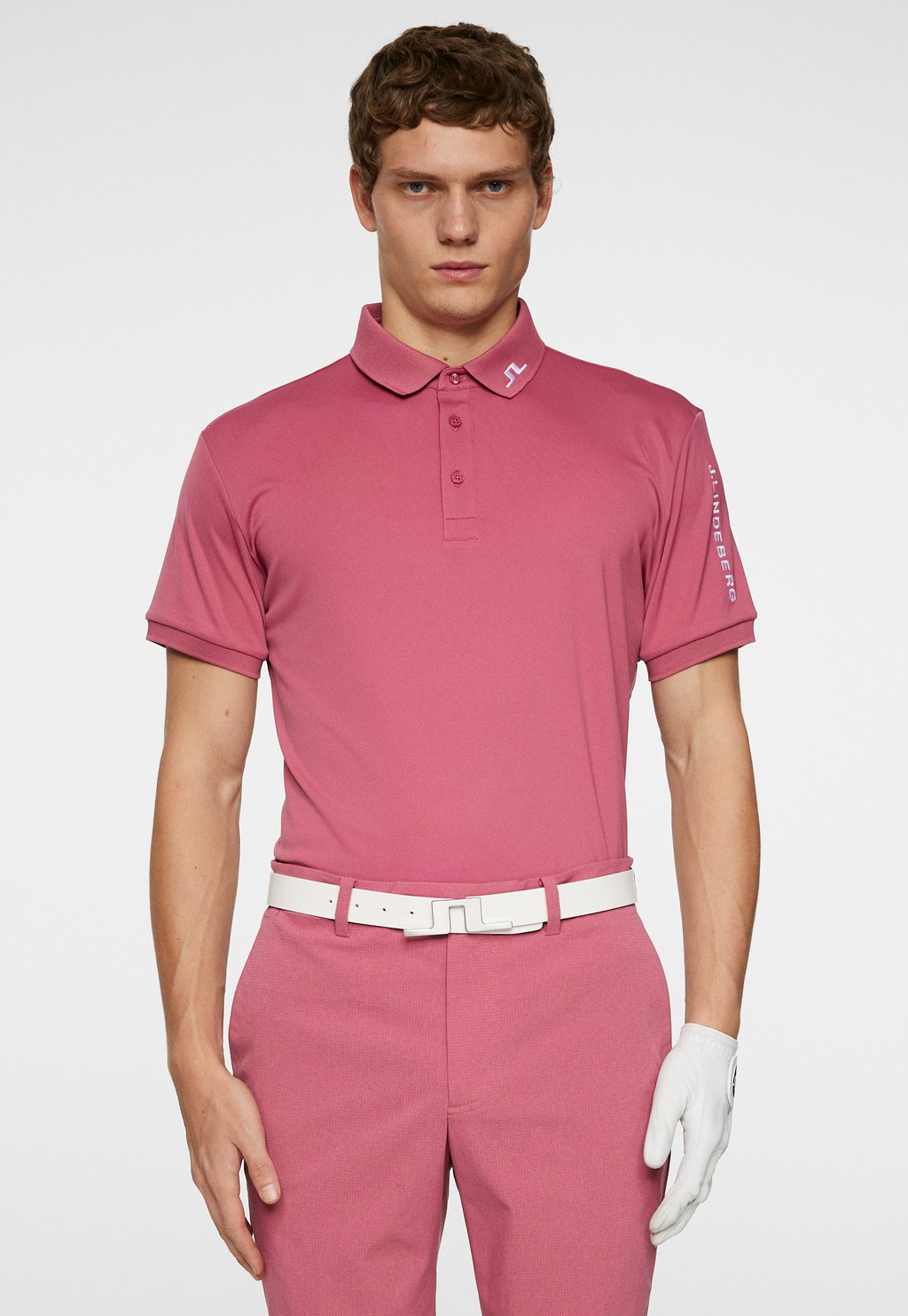 

Поло TOUR TECH POLO J.LINDEBERG Sports, цвет Rose Wine