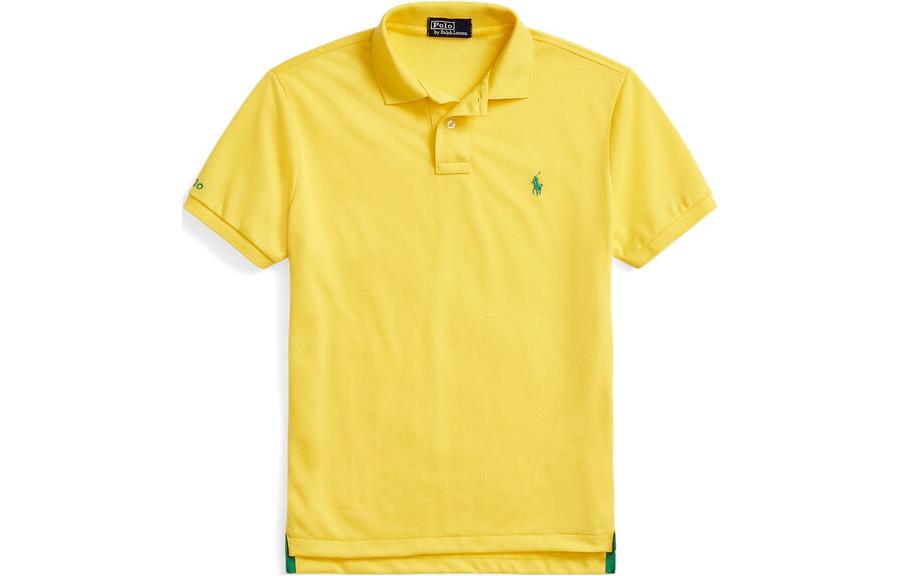 

SS22 Футболка поло мужская желтая Polo Ralph Lauren