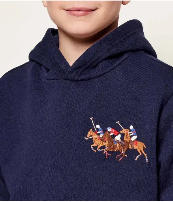 Толстовка regular fit Polo Ralph Lauren, темно-синий — фото 4