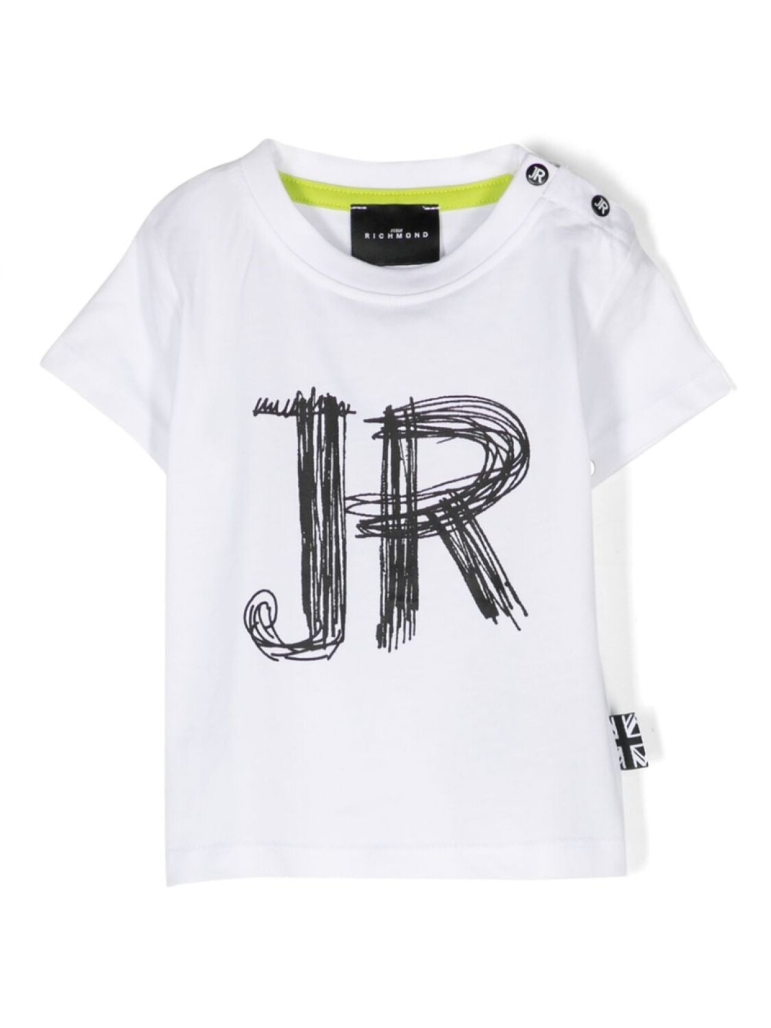 

John Richmond Junior футболка с логотипом, белый