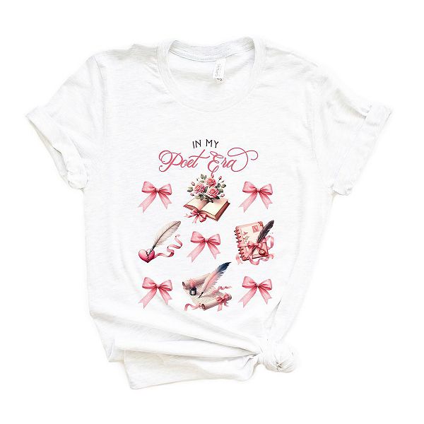 

Футболка с принтом Coquette poet era Simply Sage Market, White, Белый, Футболка с принтом Coquette poet era Simply Sage Market, White