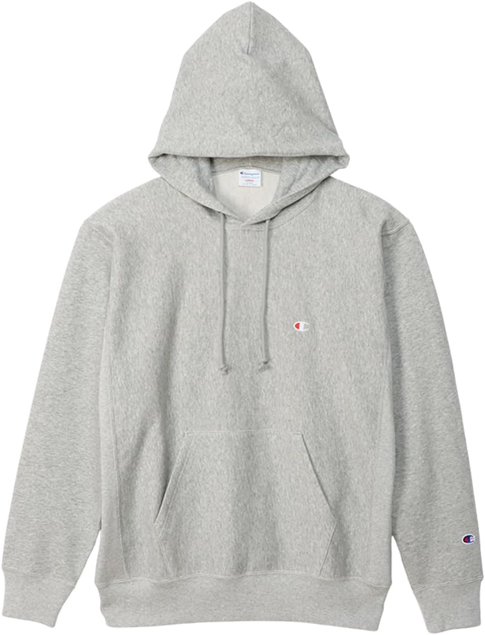 

Мужская толстовка Champion REVERSE WEAVE(R) C3-Y131 с длинным рукавом, 100% хлопок, 283 г, свободный крой, флисовая подкладка, вышивка, логотип One Point, толстовка с капюшоном Reverse Weave(R), серый