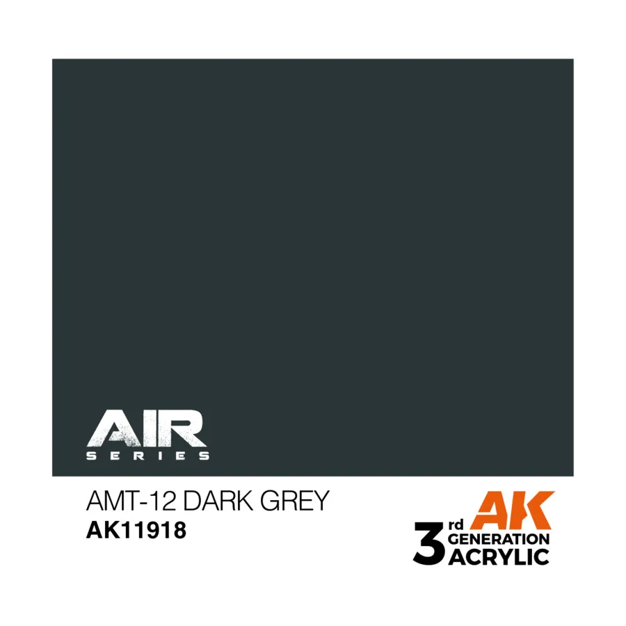 

АМТ-12 Темно-серый, 3rd Gen Acrylic - Air