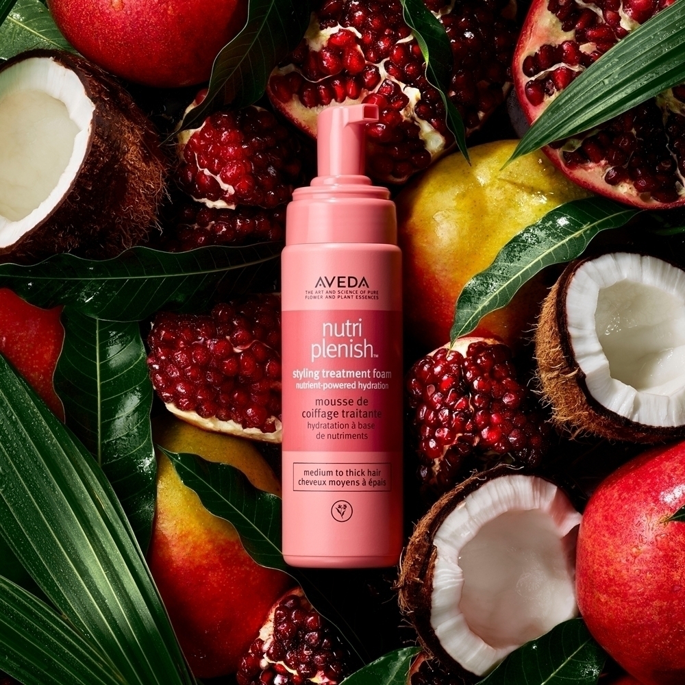 Пена для укладки Nutriplenish увлажняет и придает блеск Aveda, 200 мл — фото 3