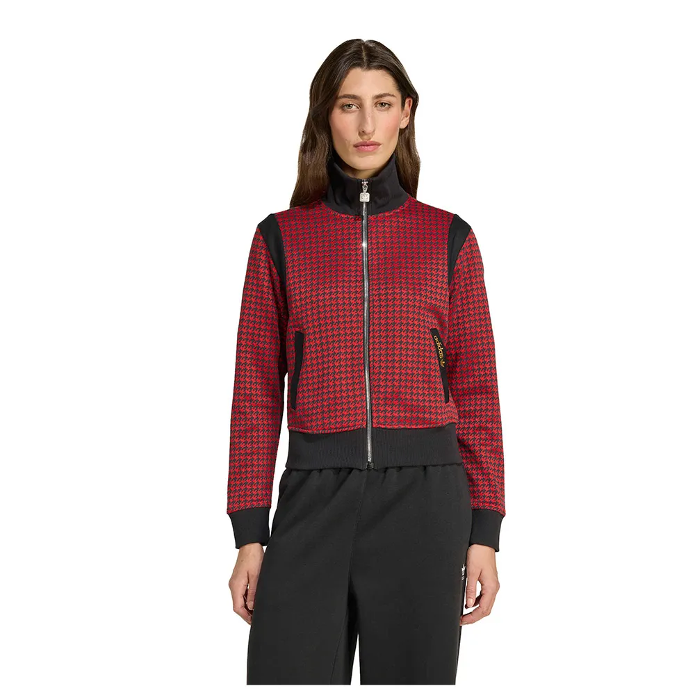 

Спортивная куртка adidas Originals Houndstooth, красный