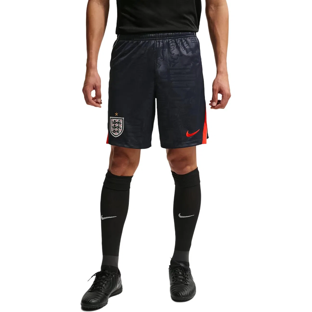 Шорты футбольные Nike England 2026 Stadium Away Obsidian/Speed Red/White