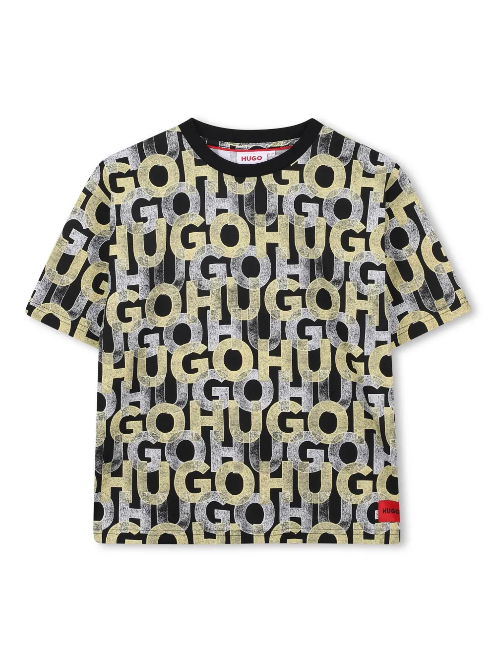 

Футболка с логотипом HUGO KIDS, черный