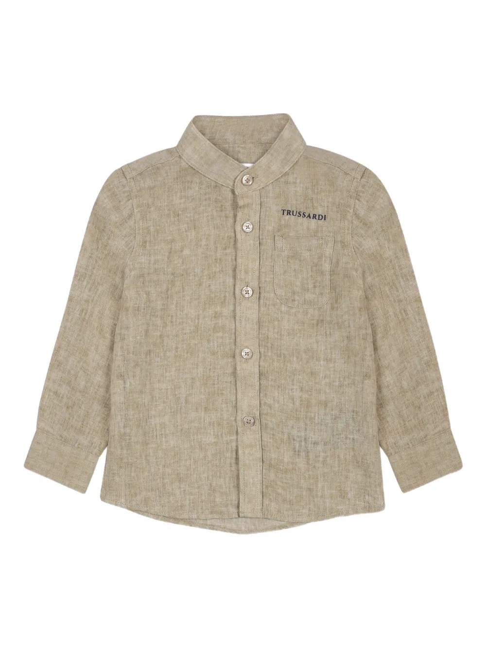 

Рубашка с логотипом TRUSSARDI JUNIOR, нейтральный