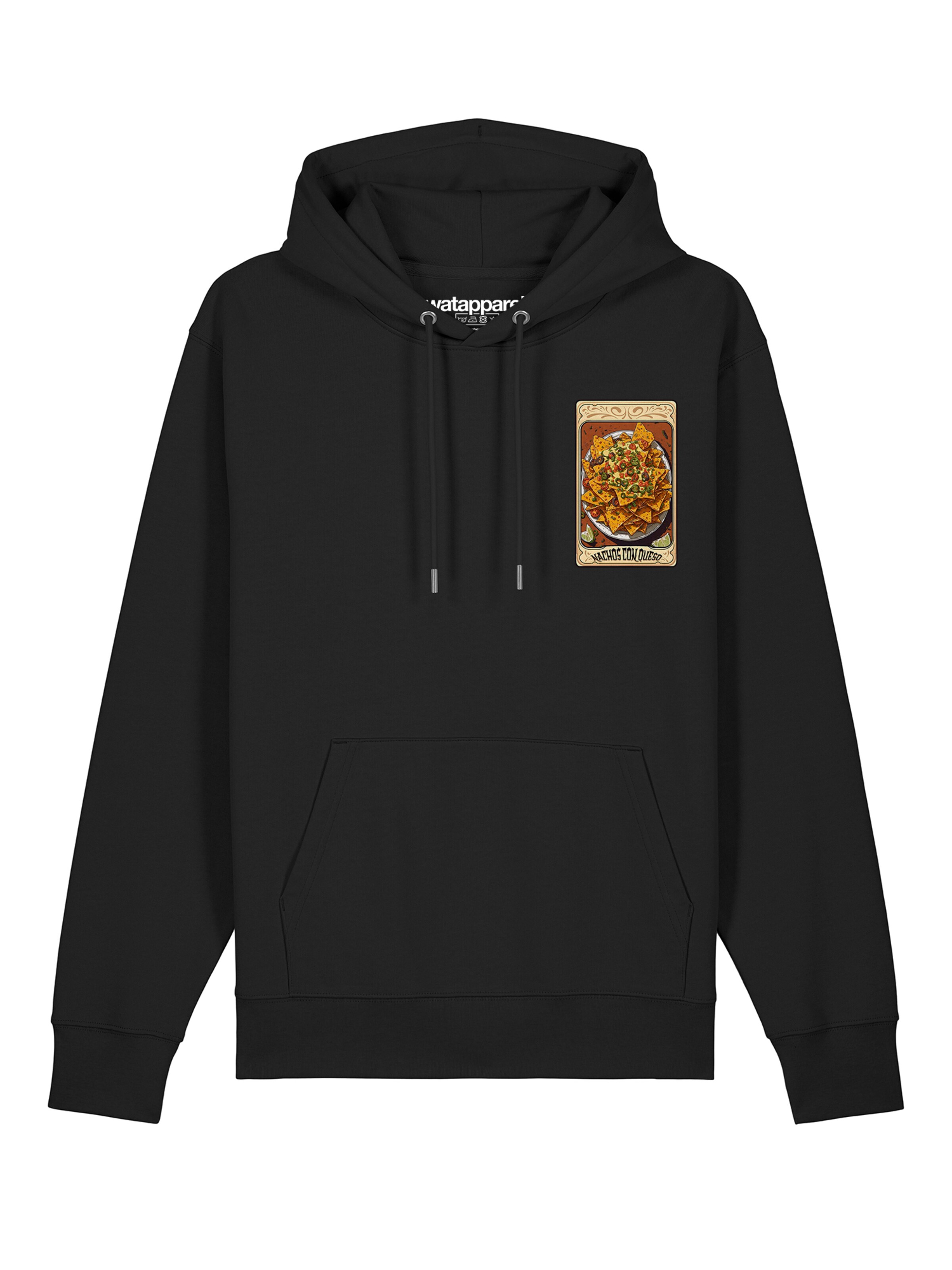 

Watapparel Толстовка 'Tarot Nachos' в черном цвете, Черный, Watapparel Толстовка 'Tarot Nachos' в черном цвете