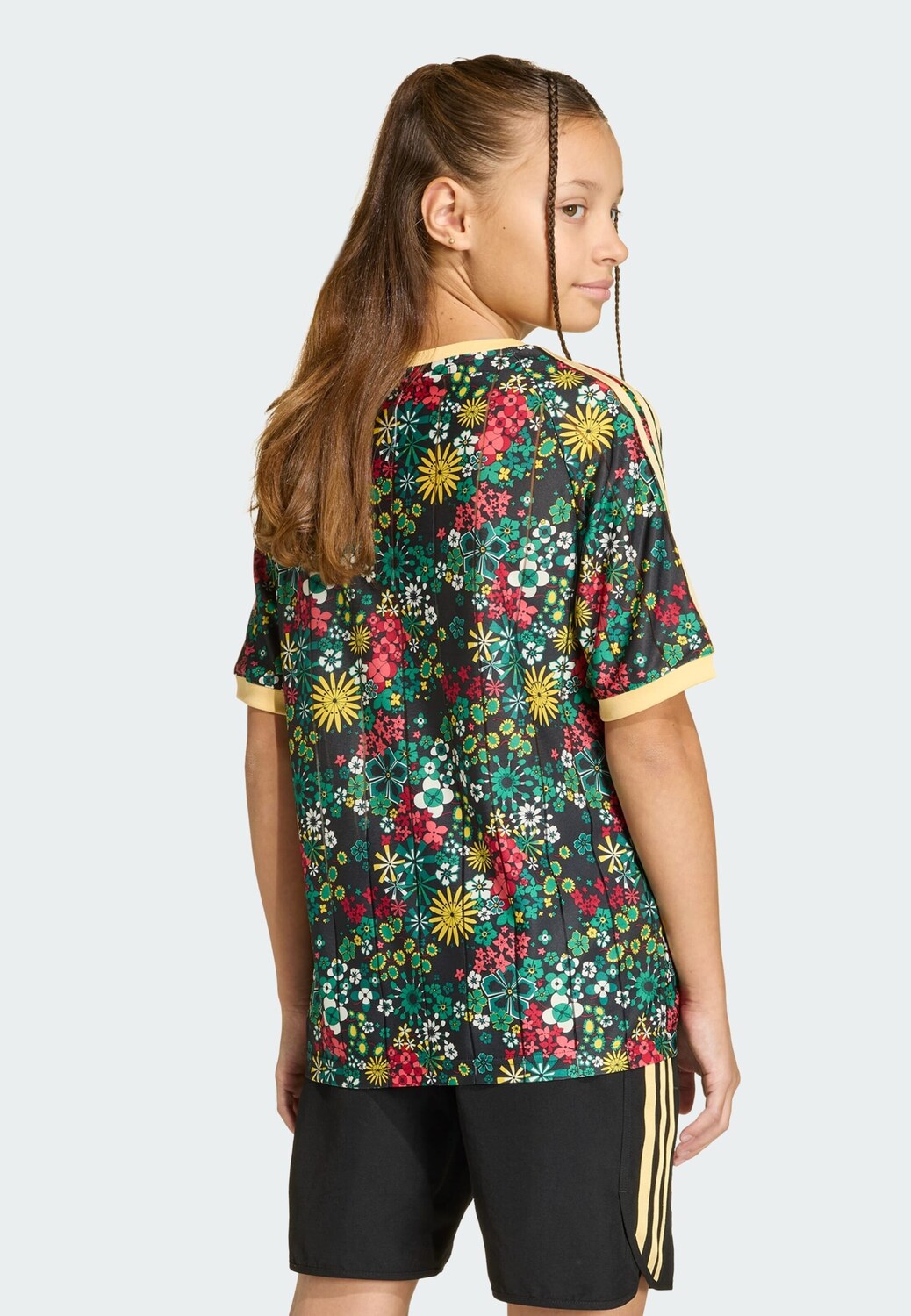 Adidas Originals Футболка 'Originals x Liberty London' в черном цвете — фото 3
