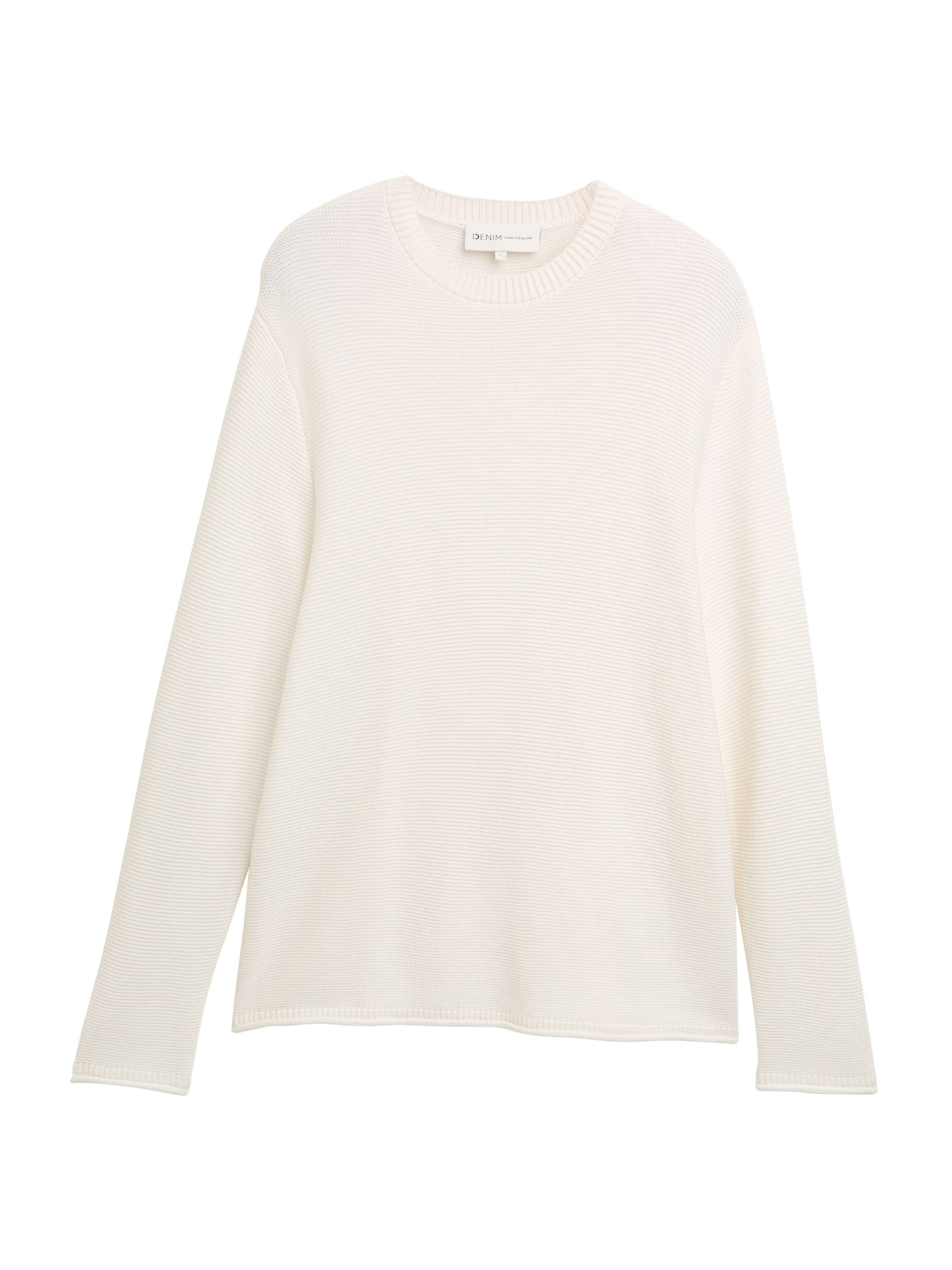 

TOM TAILOR DENIM Свитер из шерсти белый