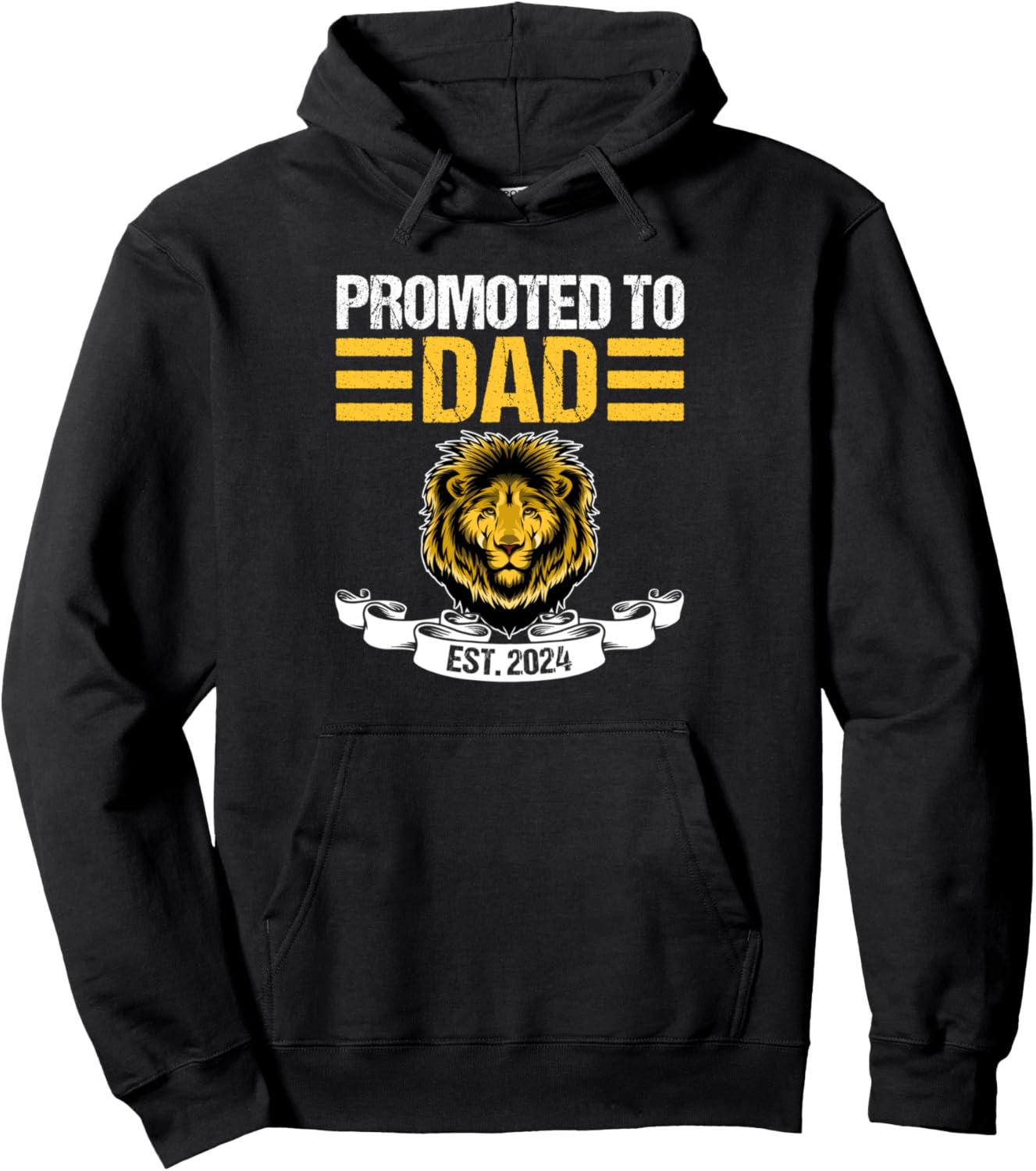 

Толстовка Promised to Dad, выпущенная к Дню отца в 2024 году Humor Dad & Daddy Gift Ideas, черный