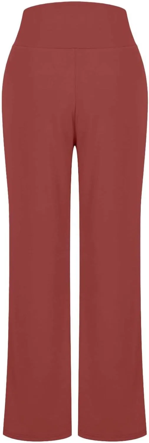 Женские спортивные брюки с широкими штанинами, Wine, размерная линейка XS-XXL — фото 4