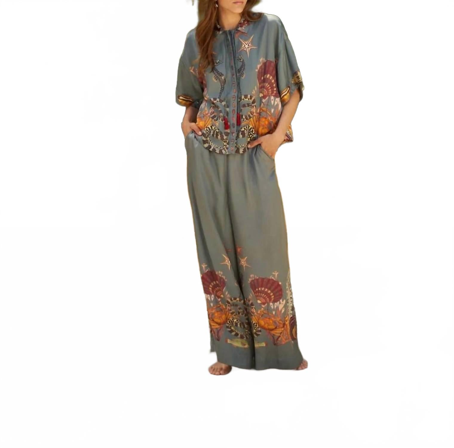 

Женские брюки Alazzo цвета «Коралловый риф» Carolina K, Coral Reef