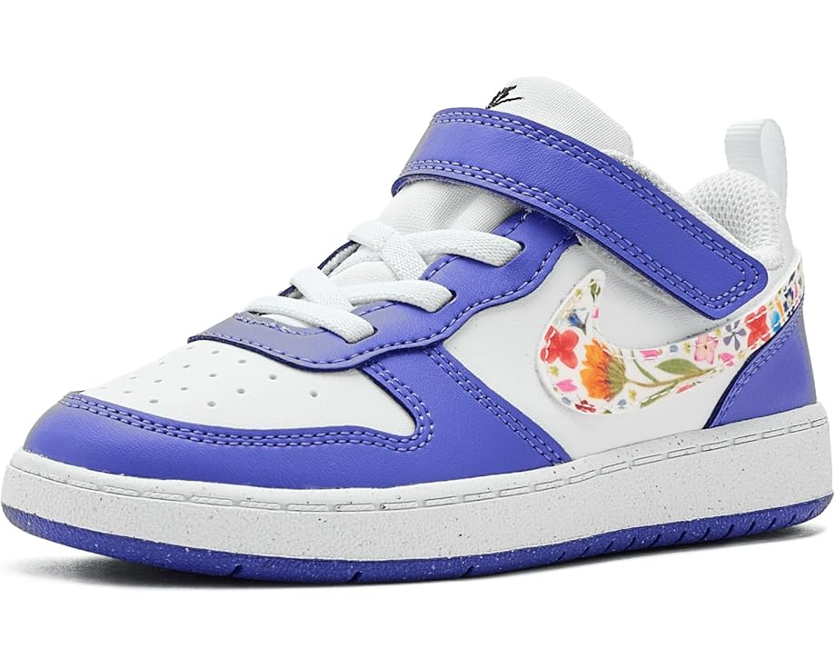 

Детские кроссовки Nike Kids Court Borough Low Fl (Toddler), White/White/Sapphire/Black