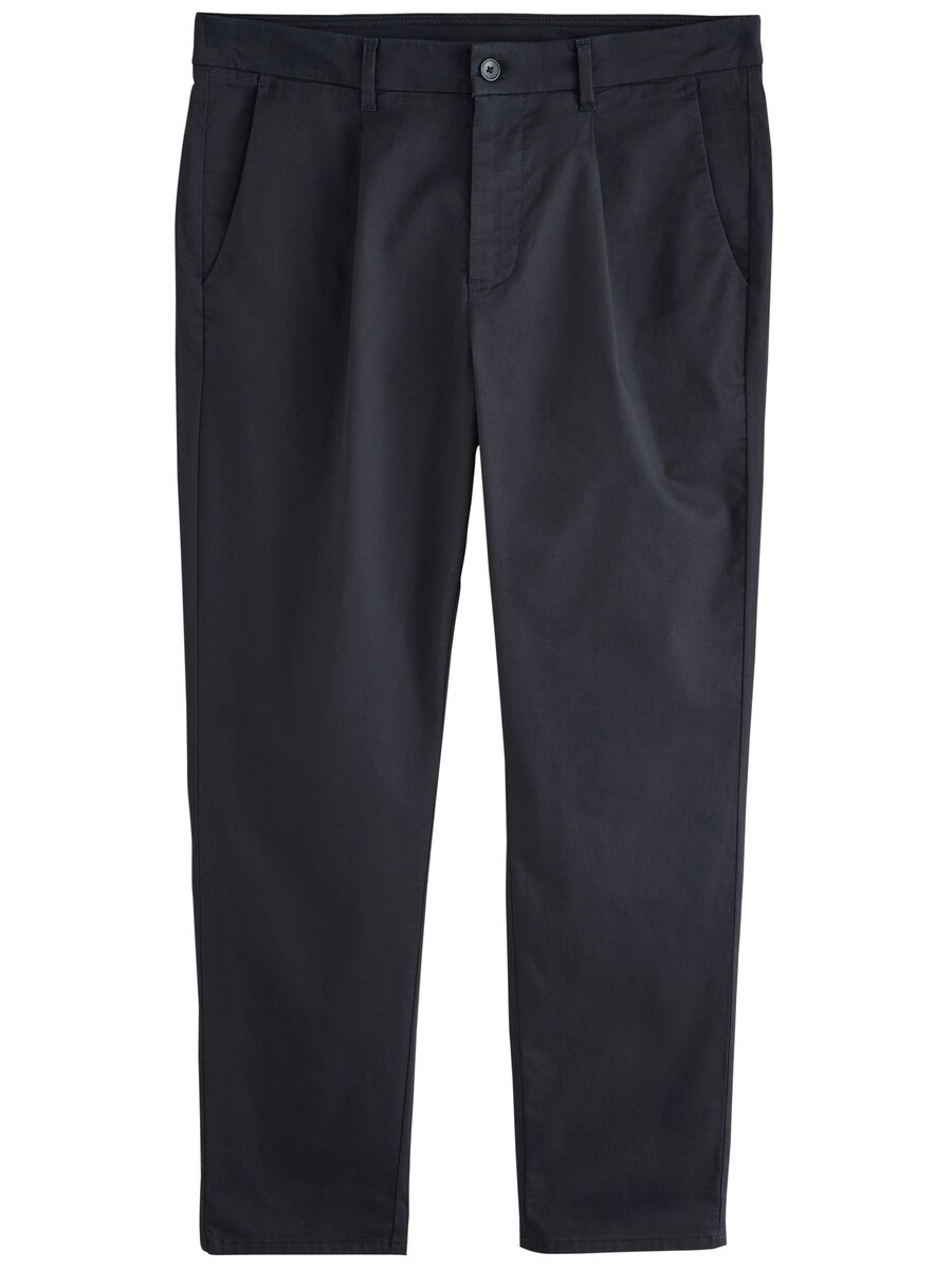 

Обычные брюки со складками спереди Next, темно-синий