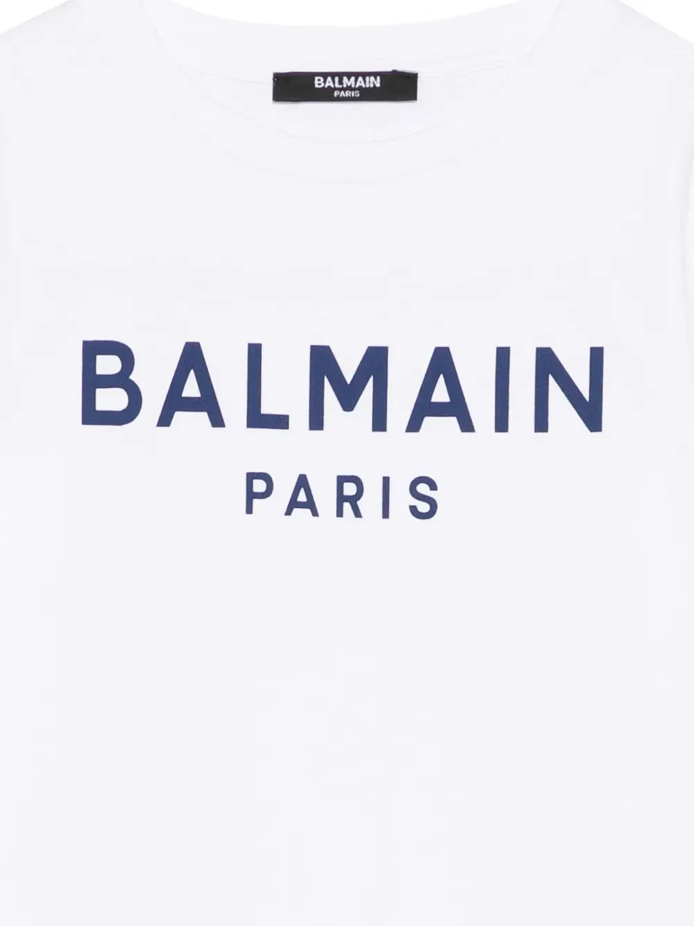 Футболка с круглым вырезом Balmain Kids, белый — фото 3