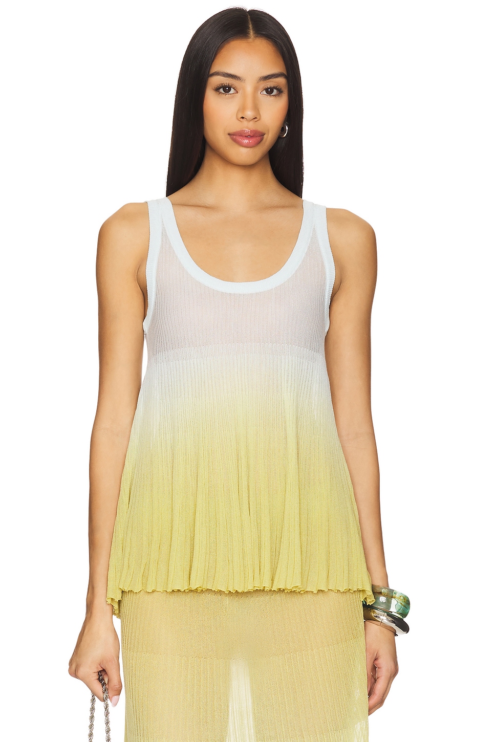 

Топ Shelli Solid & Striped, sky & chartreuse