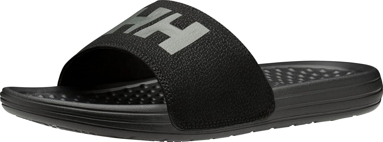 Сандалии Helly-Hansen H/H Slide, легкие, с мягкой стропой и логотипом, для пляжа и бассейна Helly Hansen, 990 Black/Gunmetal — фото 2