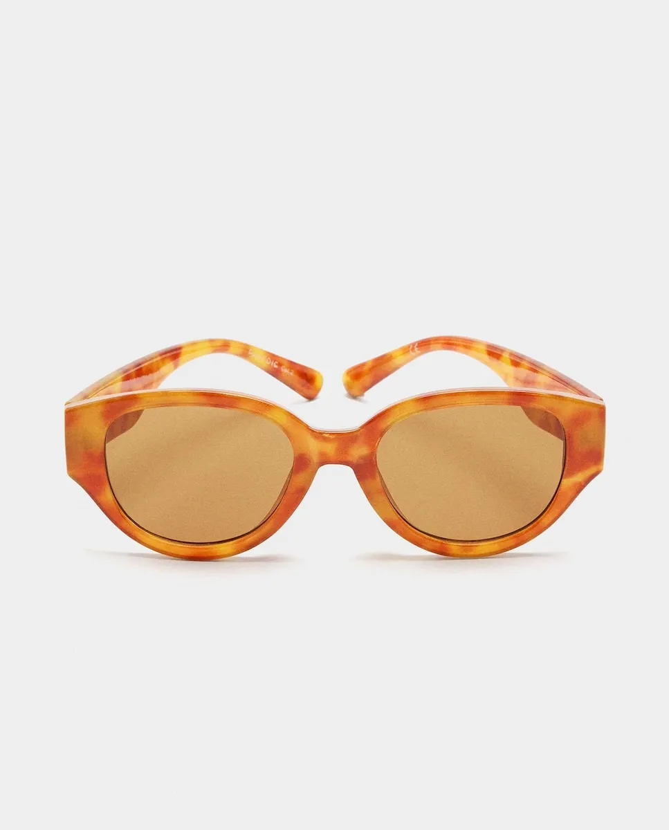 

Женские солнцезащитные очки с УФ-защитой и оправой «кошачий глаз» оранжевого цвета Parfois