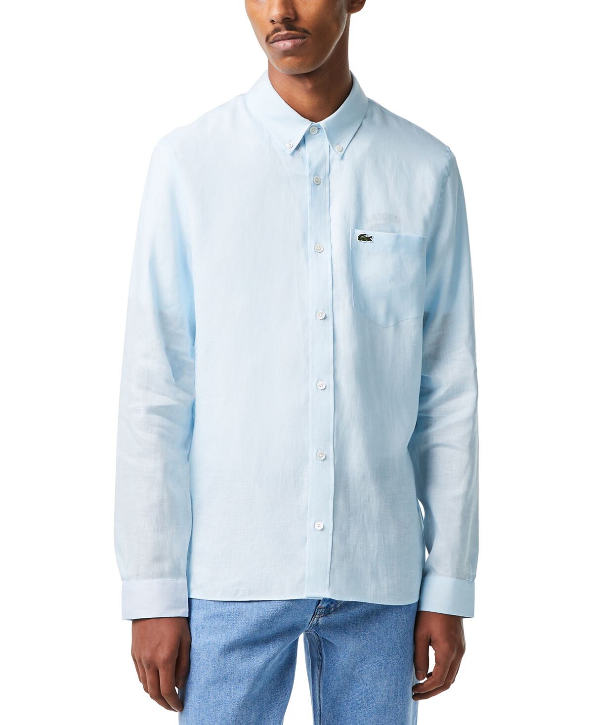 

Мужская льняная рубашка обычного кроя Lacoste