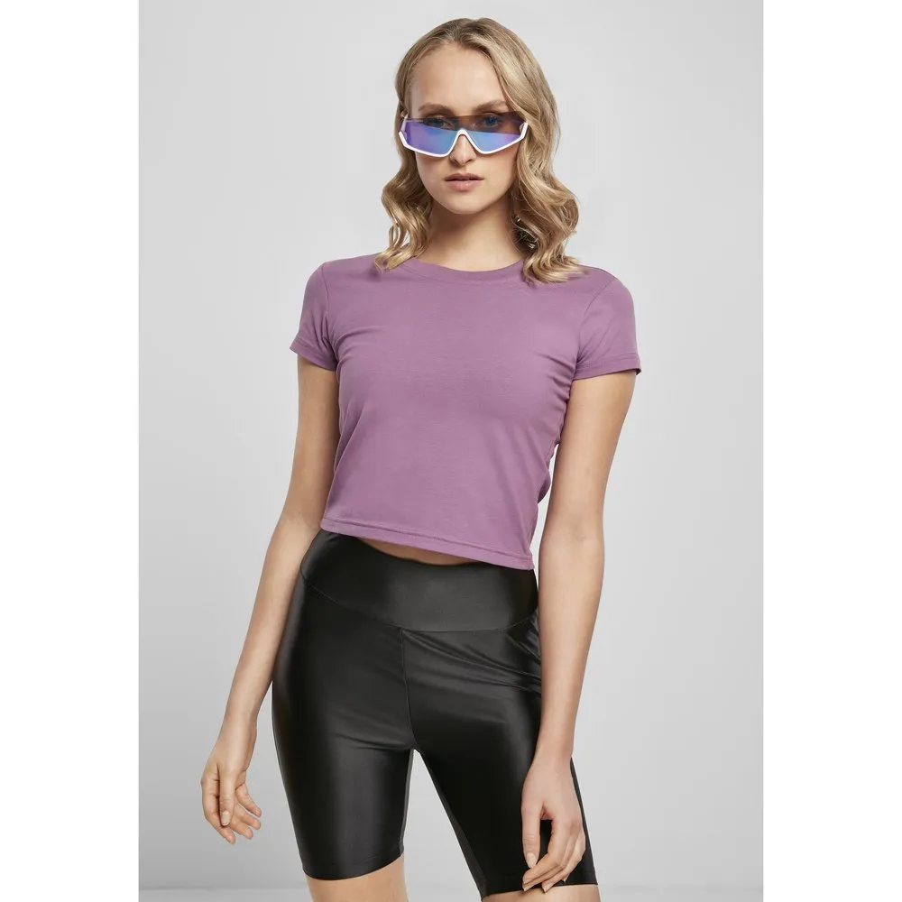 

Футболка с коротким рукавом Urban Classics Stretch Cropped, фиолетовый