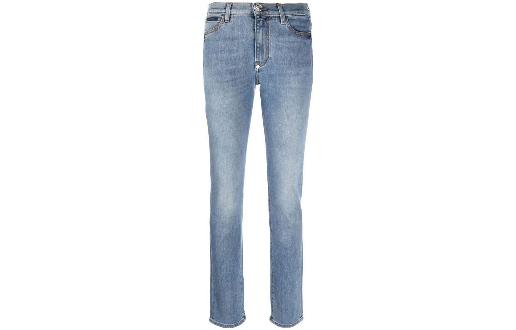 

Джинсы mid-rise slim-cut PHILIPP PLEIN, синий