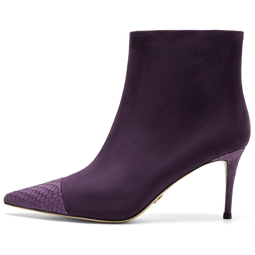 NINE WEST Женские ботинки на каблуке 7,5 см цвета хаки абрикос, цвет Khaki Apricot — фото 3