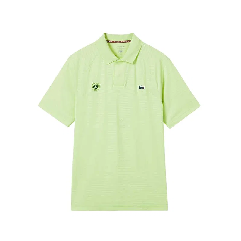 Мужское поло Lacoste с воротником, умеренный крой, JBK/Deep Sea синий — фото 3