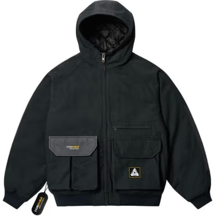

PALACE Куртка из ткани кордура, Black