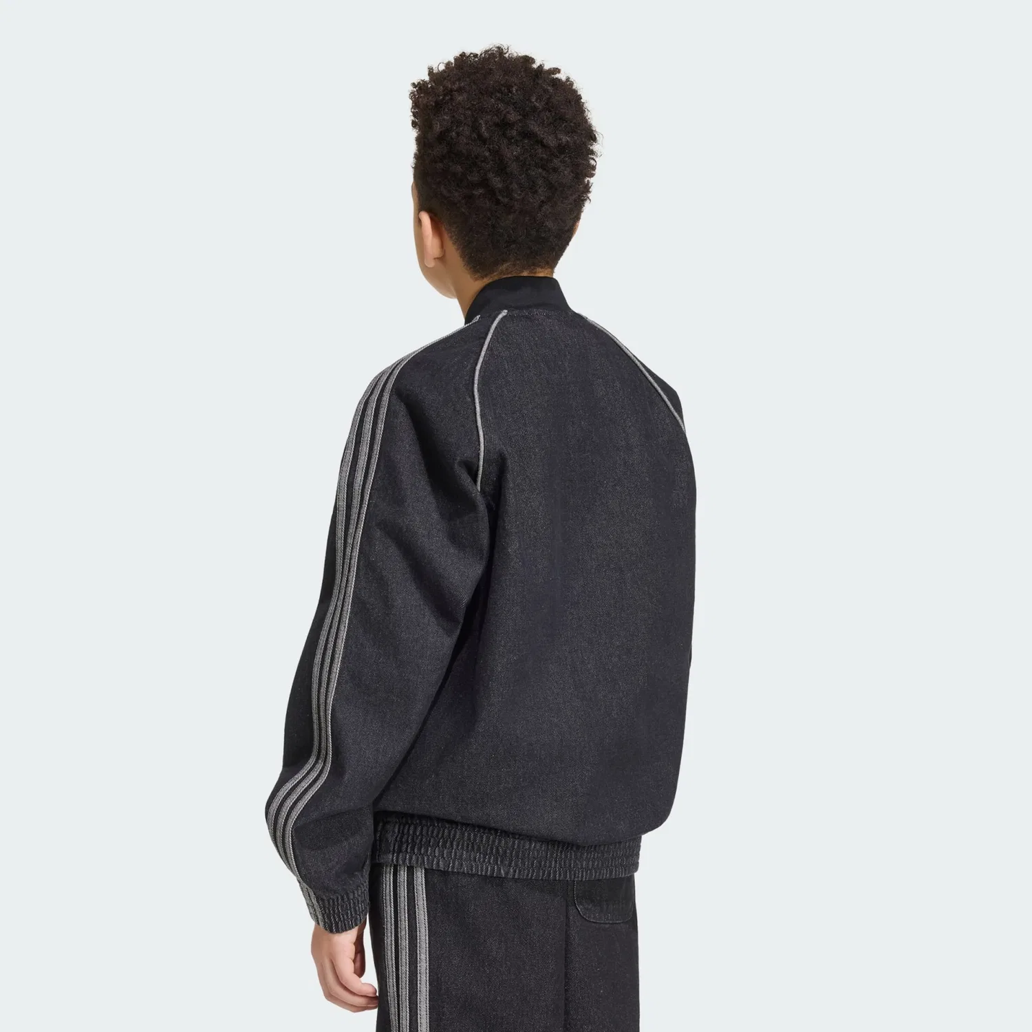 Куртка Adidas Originals Between-Season из черного денима — фото 3