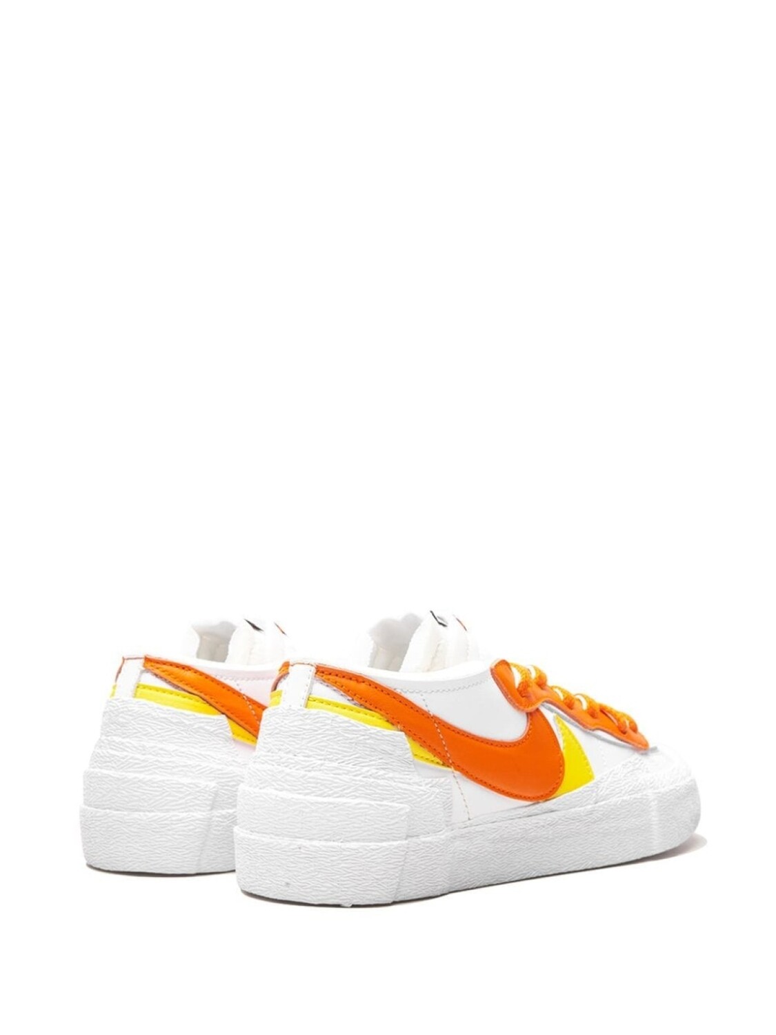 Nike кеды Blazer Low из коллаборации с Sacai, оранжевый — фото 3